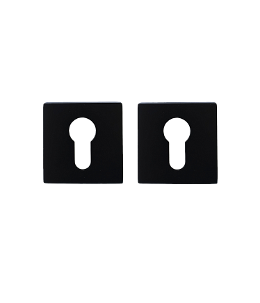 Накладки на ключевой цилиндр Накладка под цилиндр Vrata на квадратном основании ET 03-AEA20 BL 